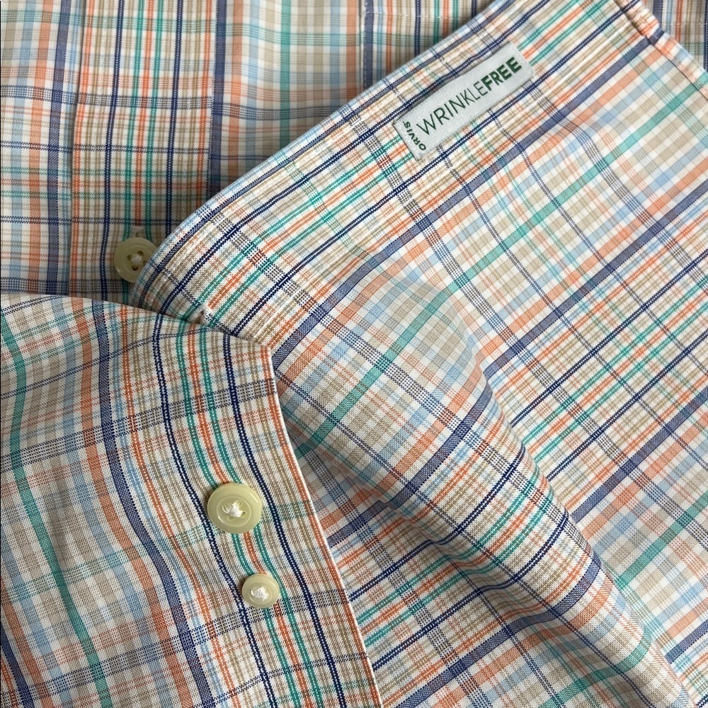 Orvis Plaid Button-Down Shirt | 100% Cotton | Men’s XL - Picture 9 of 13